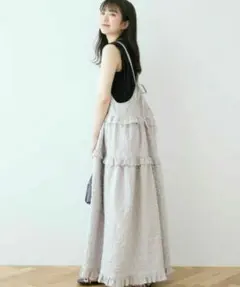 Petit Fleurフラワージャカードキャミワンピース