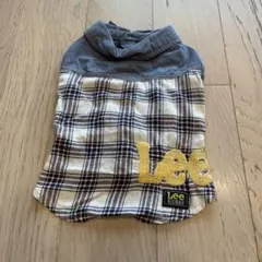 Lee Riders チェック柄犬服 フード付き