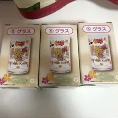 一番くじ　日焼けキティ　グラス　3個セット