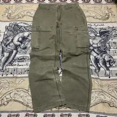 90s~ carhartt ダック カーゴパンツ フェード ダブルニー usa製