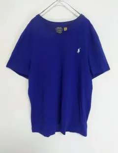 Polo Ralph Lauren Vネック Tシャツ ブルー