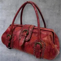 00s archive leather one shoulder bag Y2K