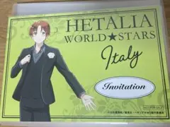 ヘタリア イタリア イラストカード ブラックフォーマル