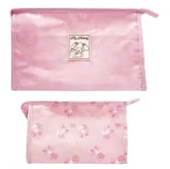 【新品】サンリオ　トラベルポーチ　2点セット　フルーツハグ　マイメロディ