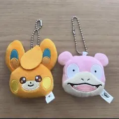 ポケモン パモ ヤドン フェイスぬいぐるみ マスコット 2個セットのサムネイル