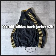 00s old adidas nylon track jacket ドローコード
