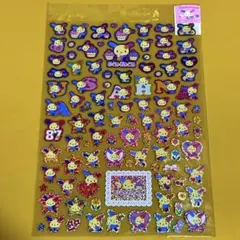 平成レトロ サンリオ ウサハナ キラホロシール 100ピースシール ホログラム