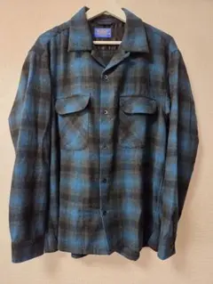 BACK NUMBER ボードシャツ 全3色新品タグ付きＭ ウールミックスオープンカラーシャツ(S ブラック): トップス