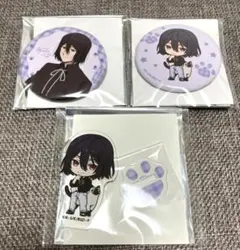 文豪ストレイドッグス 文スト まねきねこ フョードル 缶バッジ ミニアクスタ