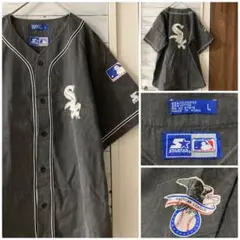 Starter シカゴ・ホワイトソックス　ベースボールシャツ　古着屋購入のサムネイル