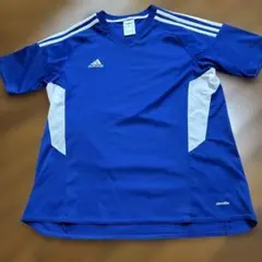 adidas Climalite Vネック シャツ ブルー 160のサムネイル
