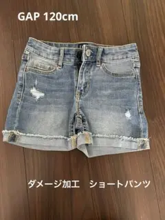 【未使用品】GAP ダメージ加工デニムショートパンツ