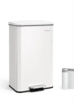 【未使用】SONGMICS 40Lペダル式ダストボックス