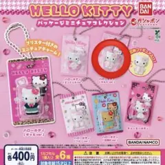 HELLO KITTY パッケージミニチュアコレクション キーチェーン付き