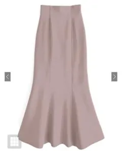 バックスリットマーメイドスカート