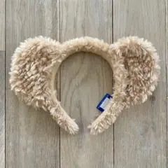 【新品】ダッフィー 耳付きカチューシャ ベージュ