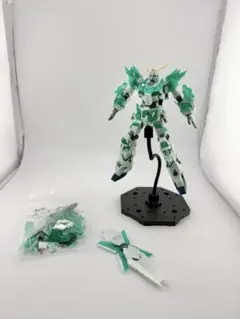 2体セット 組み済み ジャンクMG、HGユニコーンガンダム 光の結晶体