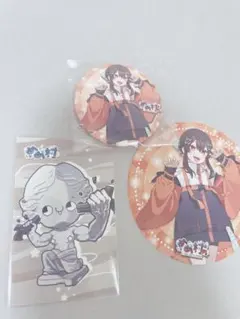 めめ村 ガンマスさん 缶バッジ - メルカリ