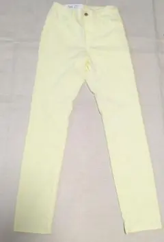 ユニクロ　ウルトラストレッチレギンスパンツ　160　イエロー