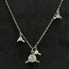 3連休限定値下げ！e.m.表参道ヒルズ限定ネックレスブタジルコニアシルバー