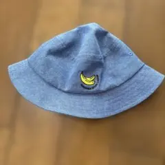 Samansa Mos2 Lagom バナナ刺繍 ハット 52-54cm