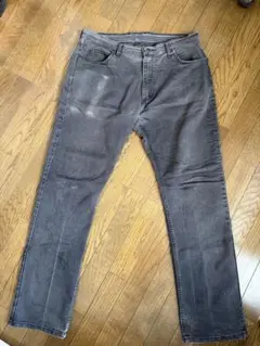GENUINE Dickies ブラック　黒　ワイドデニムパンツのサムネイル