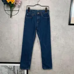 【美品】GU キッズ(ユニセックス) デニム/ジーンズ ストレート 140