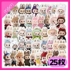 ❤️24時間以内発送 ラブブ シール 25枚【L16-25】ポップマート