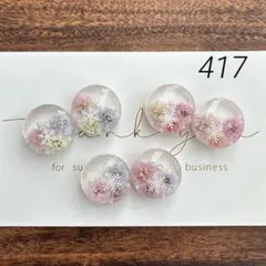 417 レジン アクセサリーパーツ カボション❁⃘*.゜