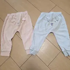 Carter's ベビー用ズボン　2点セット　ピンク　青　双子