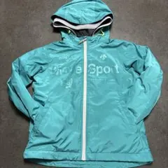 DESCENTE フード付きアウター Mサイズ ターコイズのサムネイル