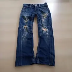 ロデオクラウンズ　ダメージ加工　デニム　24