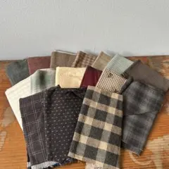 【はぎれ】パッチワーク用カット布 16枚