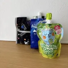 宇宙柄　ゼリー飲料保冷ケース　ハンドメイド　ポーチ