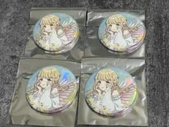 学マス×池袋サンシャイン水族館 初星水族館Ⅱ 藤田ことねオーロラ缶バッジ 4個