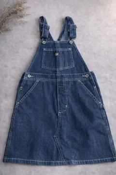 OshKosh ダークブルー ジャンバースカート120cm