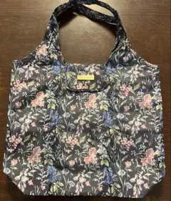 【開封のみ未使用】ローラアシュレイ　保温保冷エコバグ　ネイビー