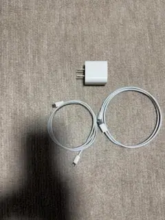 【Apple】２０W充電器とLightningケーブル2本セット