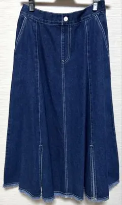 【BACK NUMBER】 デニムフレアスカート