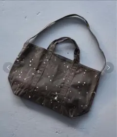 美品 L.L.Bean paint splatter グローサリー トートバッグ