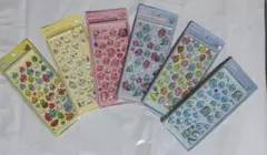 ボンボンドロップ キャラクターシール し しずくちゃん 6点セット