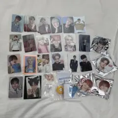 treasure ヨシ まとめ売り トレカ セット 缶バッジ 顔アクキー