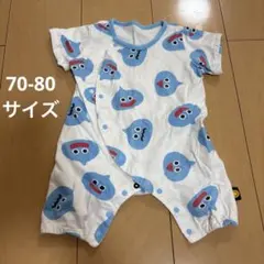 ★*☆様 【美品】ドラクエベビー服 スライム柄 半袖ロンパース 70-80センチのサムネイル