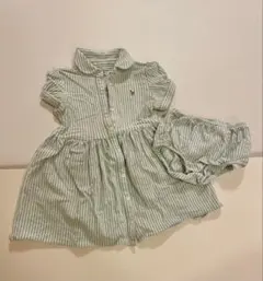 一度のみの着用⭐︎美品　ラルフローレン　ベビーワンピース90