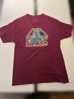 KROOKED（マークゴンザレス）エンジ色 Tシャツ Lサイズのサムネイル