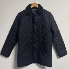 美品 トラディショナルウェザーウェア ウール キルティングジャケット 36 黒