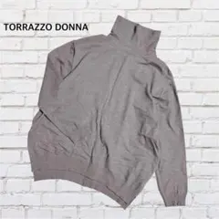 TORRAZZO DONNA ハイネックニット プルオーバー グレー フリー