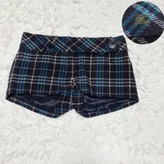 バーバリーブルーレーベル　ショートパンツ　Mサイズ　ノバチェック　ホースマーク
