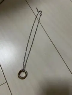aliba ダブルリングネックレス