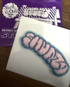 BE:FIRST Hello My BESTY モコモコ刺繍ステッカー シュント